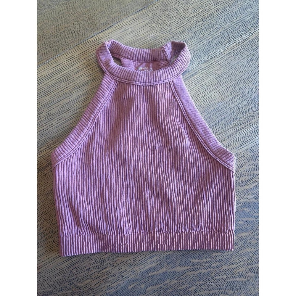 Aerie Super‎ Chill Crop Tank with Built-In Bra – Size XS